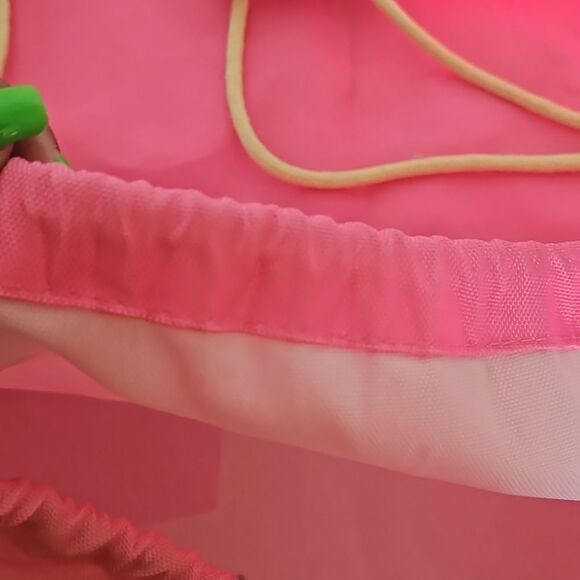 Justice Ladies String Bag Pack One Size Hot Pink & Green - Picture 12 of 16